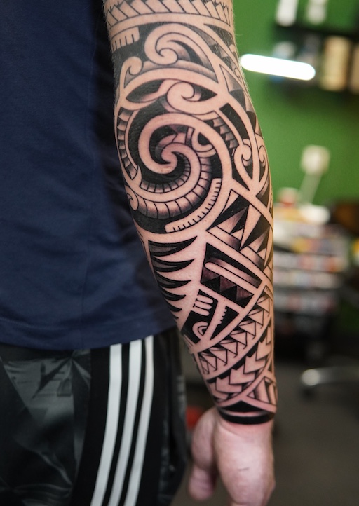 Onderarm/elleboog maori door Amilcar